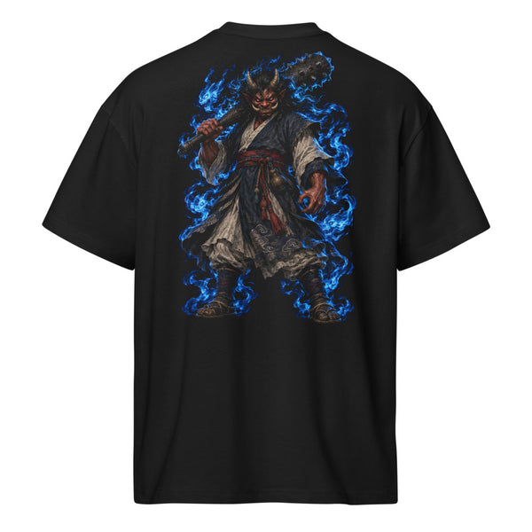 Dokkaebi Oversized Tee in black, back print