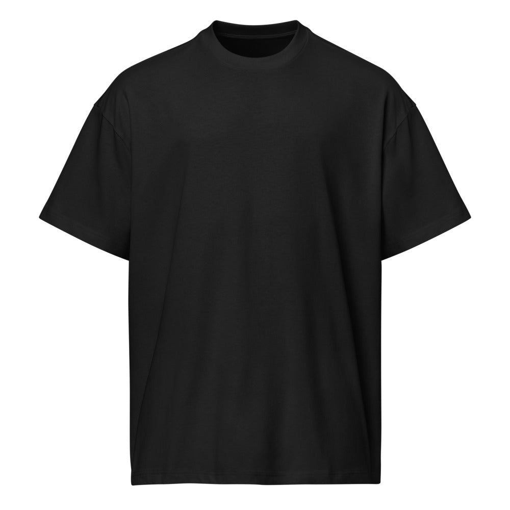 Lantern Forest Oversized Tee in black, blank front